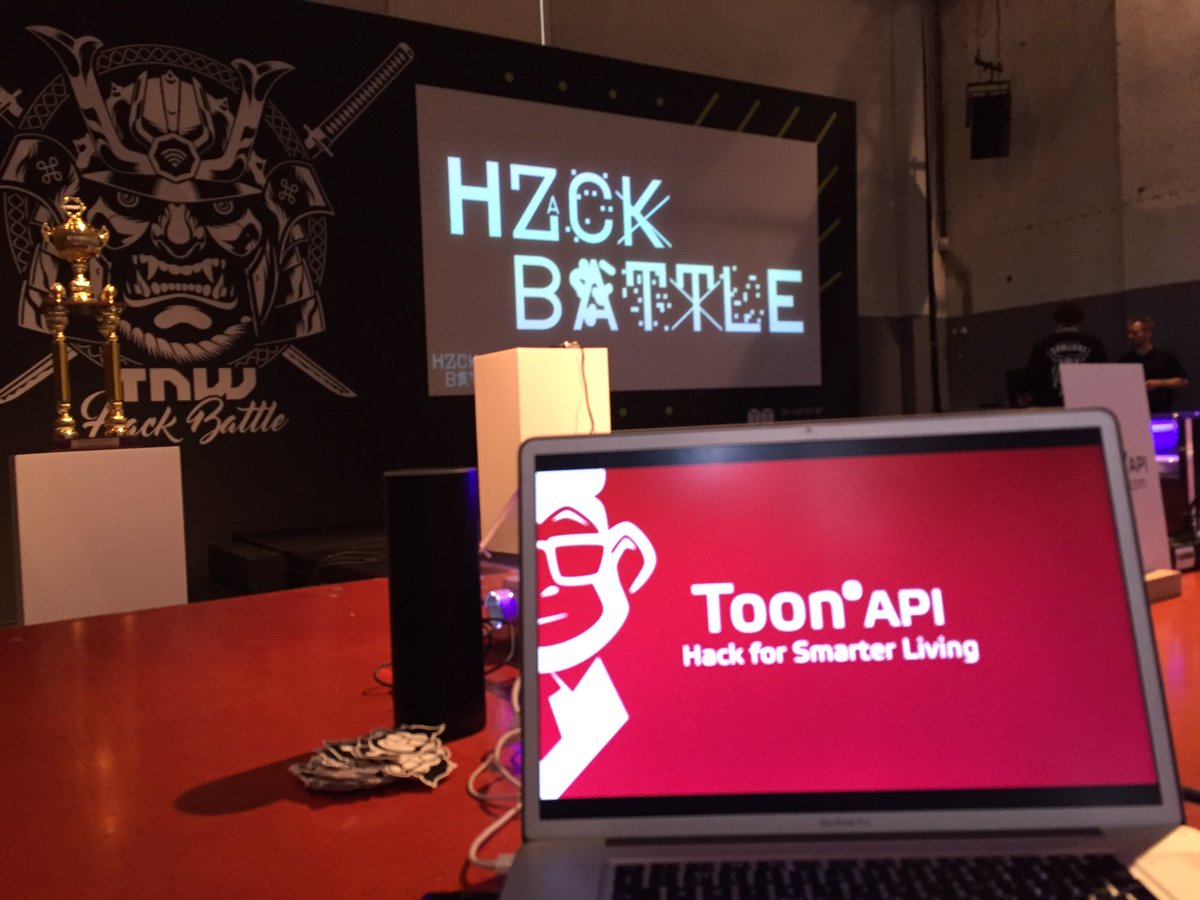 jurjensohne's tweet photo. Let the #hackbattle commence! #toonapi #TNWEurope https://t.co/Fc56v5ojuo
