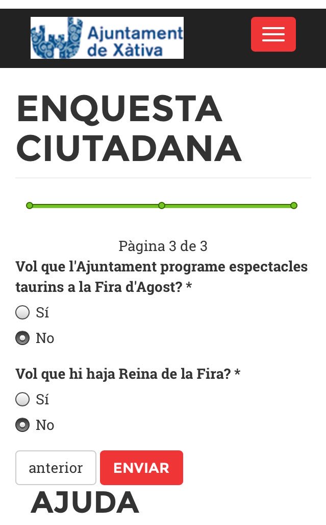 Reis_G_P's tweet photo. Ja he participat a l'enquesta ciutadana sobre quina Fira Volem! En '2 ho tens #Xàtiva https://t.co/2NczGywoyU https://t.co/hDJa7tIYwm