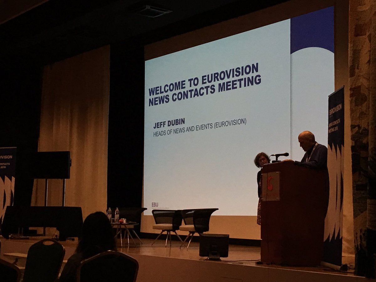 kimmycolombo's tweet photo. .@jmdubin and @GeertjeBal open the News Contacts Meeting #NCM2016 #EBUnews https://t.co/8zSKwX0XUE
