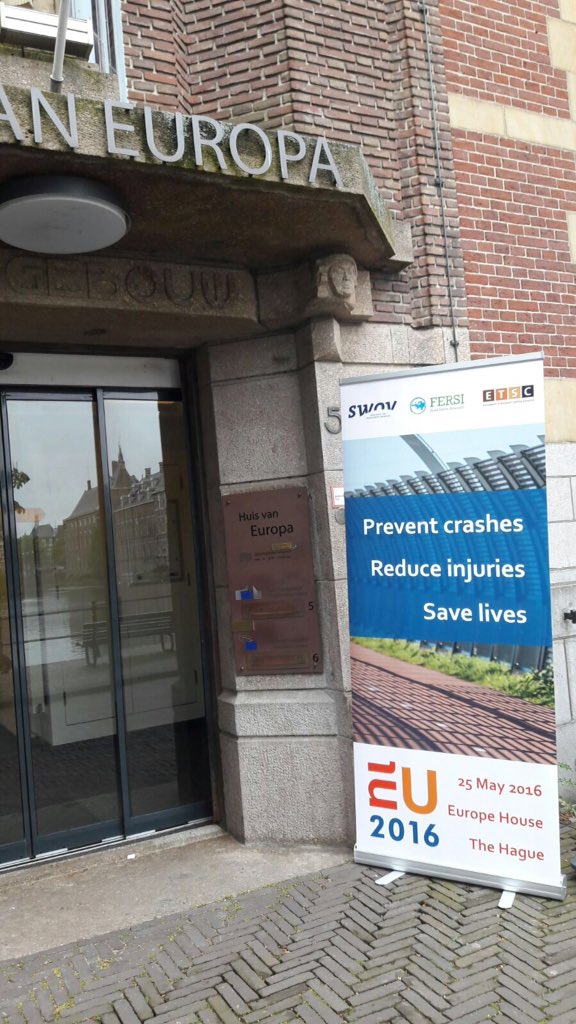 PetervderKnaap's tweet image. Leren van elkaar in Europa om het wegverkeer veiliger te maken - vandaag internationaal event in Huis van Europa