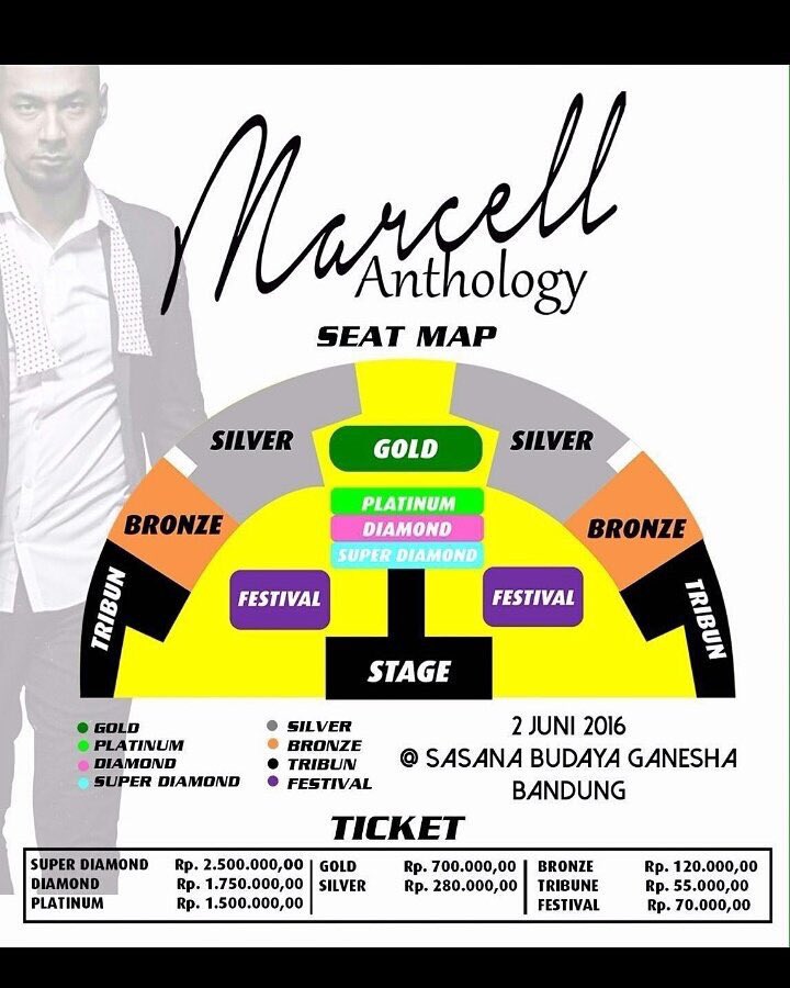 Dapatkan segera tiket #MarcellAnthology di gironoemi.com kiostix.com &amp; ticketgue.com