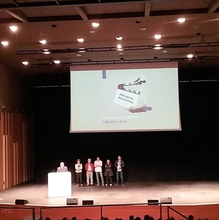 4t d'ESO ja som a l'auditori a la gala del <a href="/VngReacciona/">Vilanova Reacciona</a> <a href="/ajuntamentvng/">Vilanova i la Geltrú</a> <a href="/tallerdecinema/">Jaume Fargas</a>