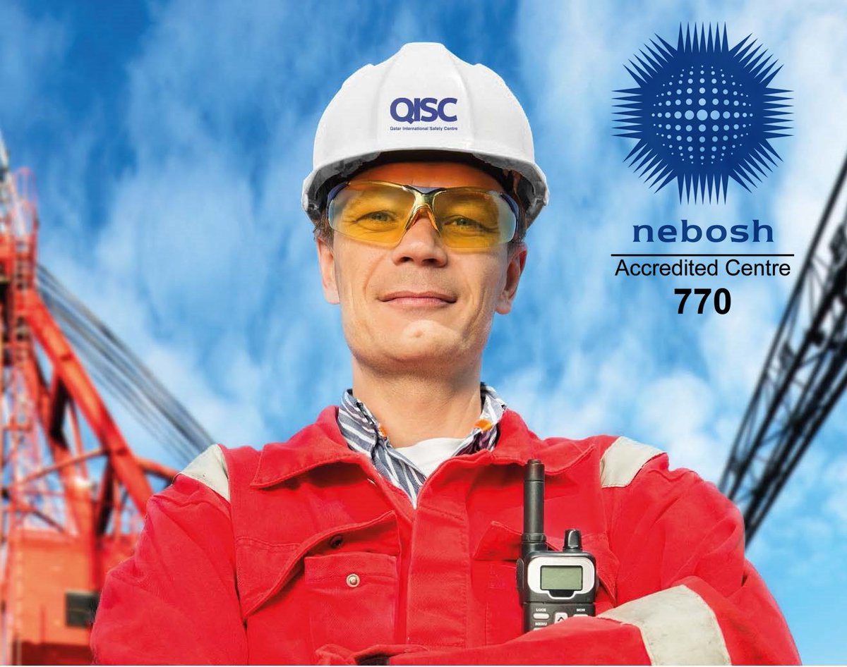 QISC's tweet photo. Complete your #NEBOSH qualifications with #QISC . #training #qatar #doha  #photooftheday #followback https://t.co/QXYC99S0L6