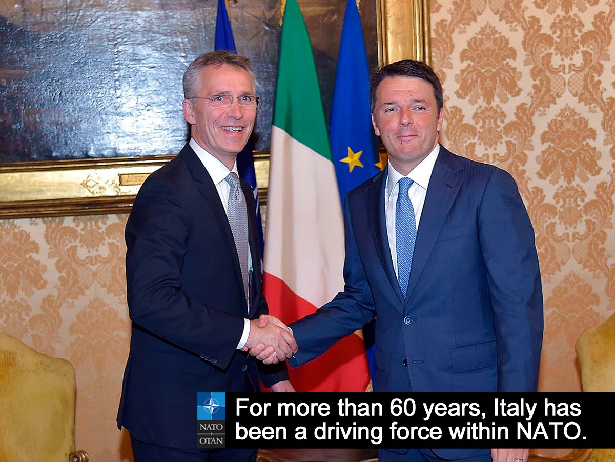 @JensStoltenberg with @matteorenzi