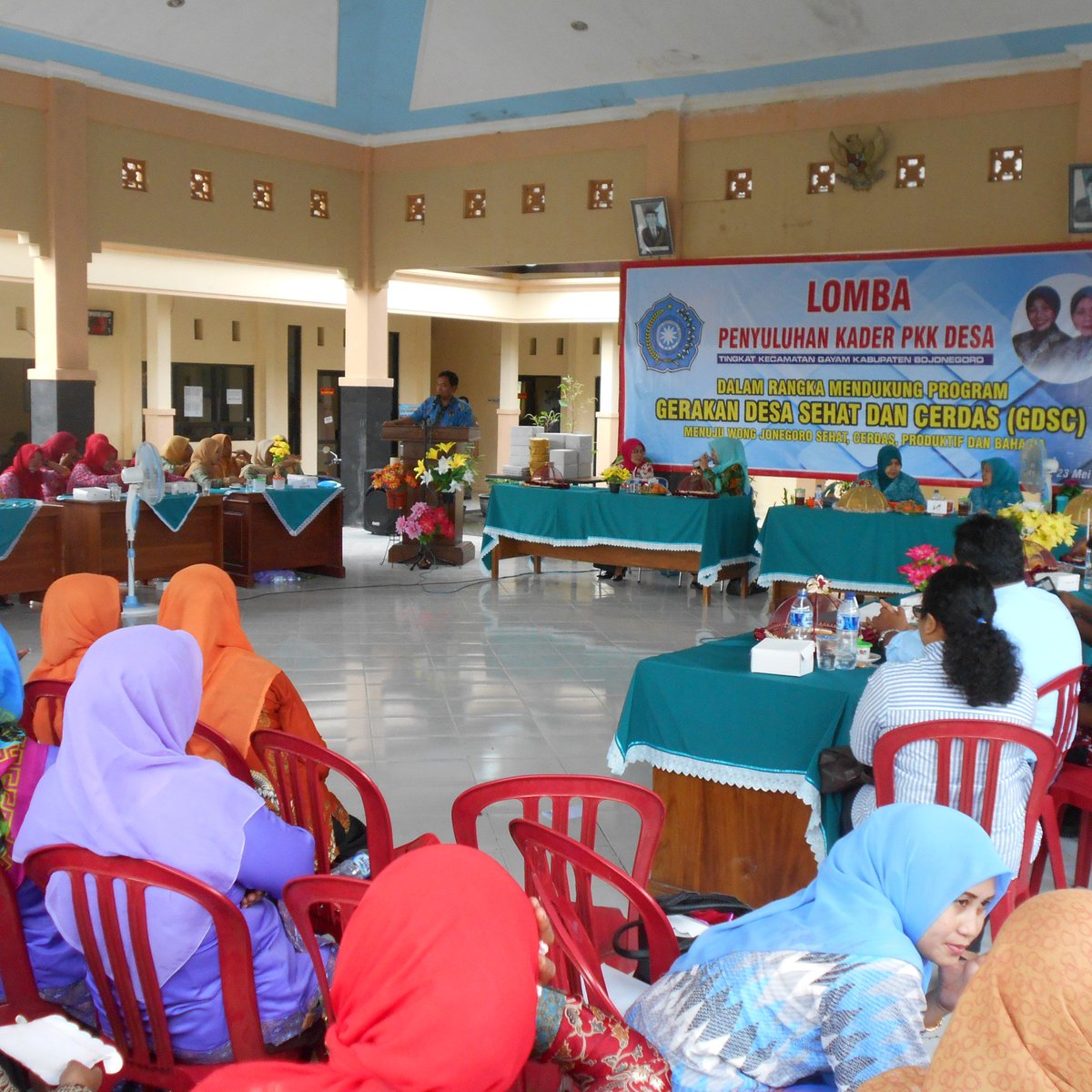 Lomba Penyuluhan Kader PKK tingkat Kec Gayam, di Hadiri Hj. Mahfudhoh Suyoto &amp; Kuswiyanto  Tgl 24 Mei 2016