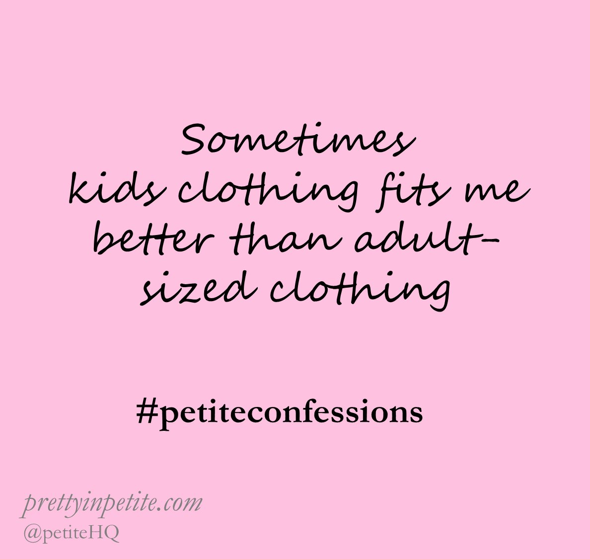 petiteHQ's tweet photo. RT if you agree! #shortgirlproblems #petiteconfessions https://t.co/KoSLDyChhy