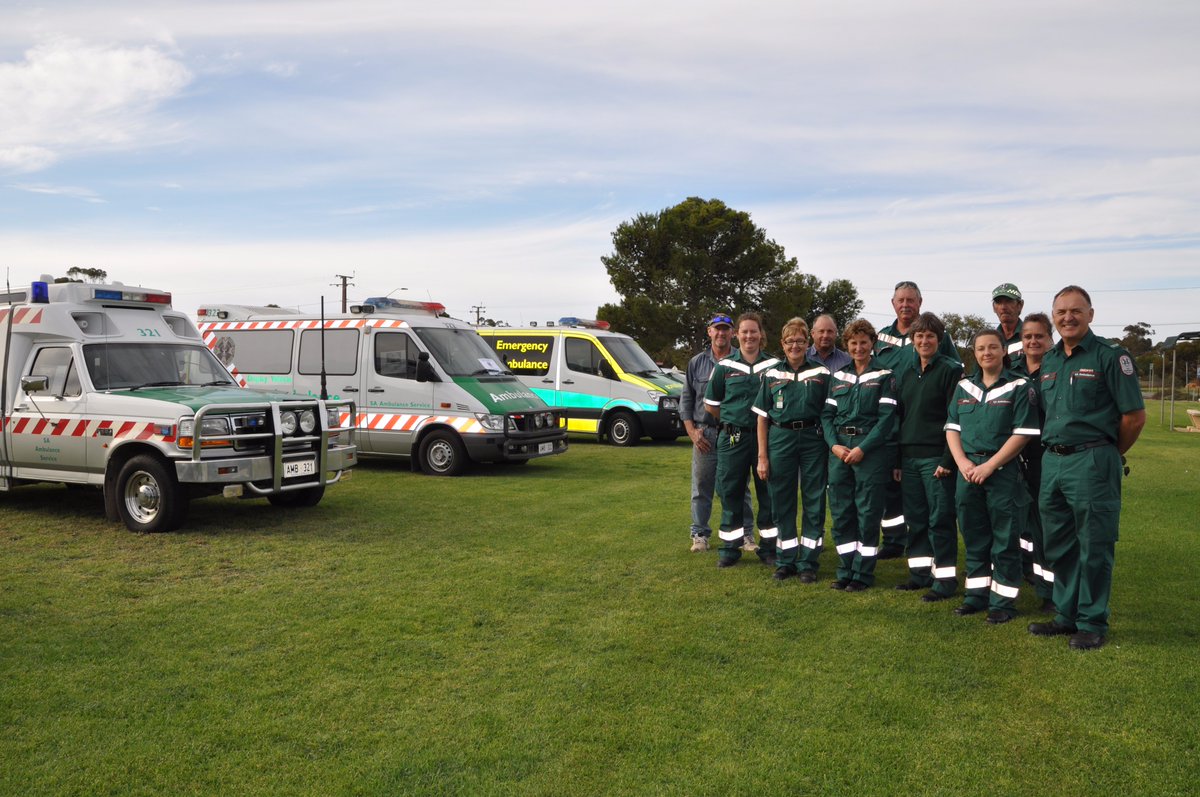 SA_Ambulance's tweet image. Celebrating 50 years at #Pinnaroo in the #MurrayMallee. Photos courtesy The Border Times. @jasonkillens