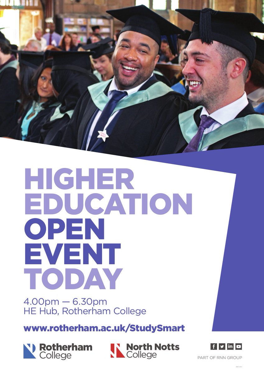 RothCollHE's tweet photo. @ThomRothCol Open event for our #university level courses is today!! We offer everything from Engineering to Fashion https://t.co/STRQPk2qNu