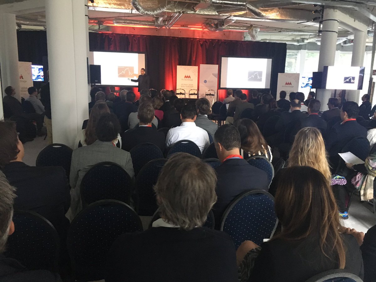 leesankey's tweet photo. Kick off at FintechStage Amsterdam #ftsam16 https://t.co/8spRPcvecB