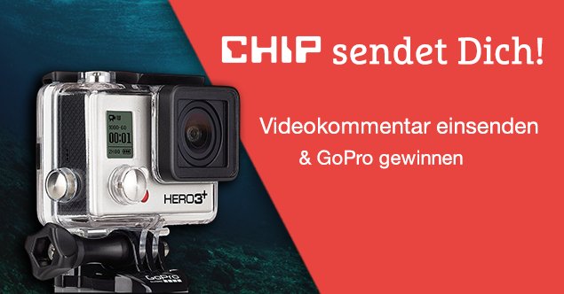 CHIPCommunity's tweet photo. Sag uns deine Meinung in einem Video,  gewinne eine GoPro Hero+ Black Edition https://t.co/o09hS4YJ2P #Video #GoPro https://t.co/9IgscKkkON
