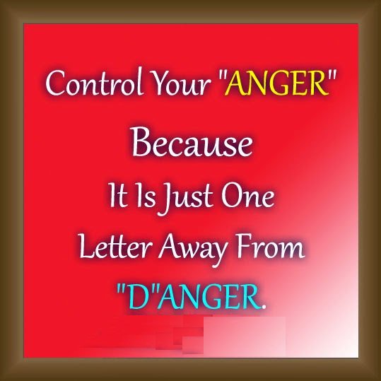 message_mobile's tweet image. Control your '#ANGER' Because it is just #one letter away from '#DANGER'.