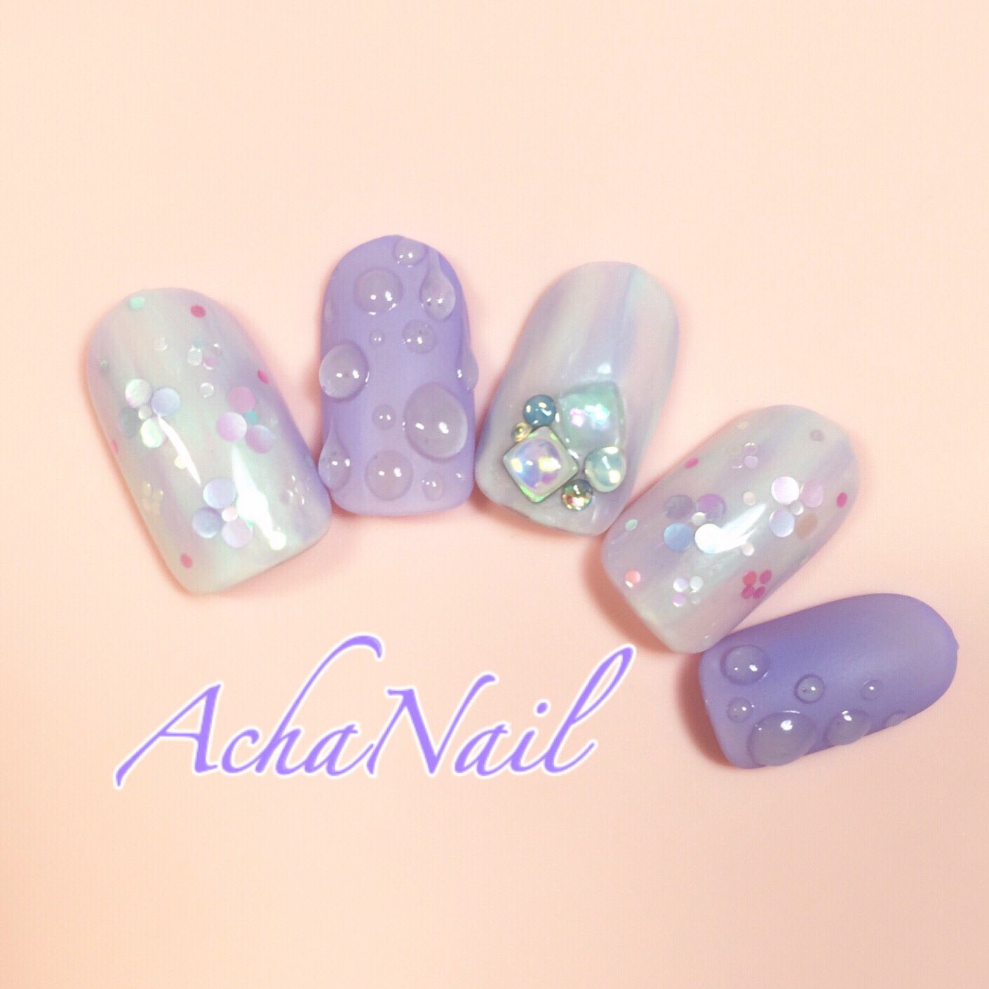 池袋ネイルサロンachanail Auf Twitter 紫陽花ネイル T Co Y53r0sy056 紫陽花 あじさい アジサイ 紫陽花ネイル 水滴ネイル 紫 梅雨 雨露 ネイル ジェルネイル ネイルデザイン ラベンダーカラー ホログラム
