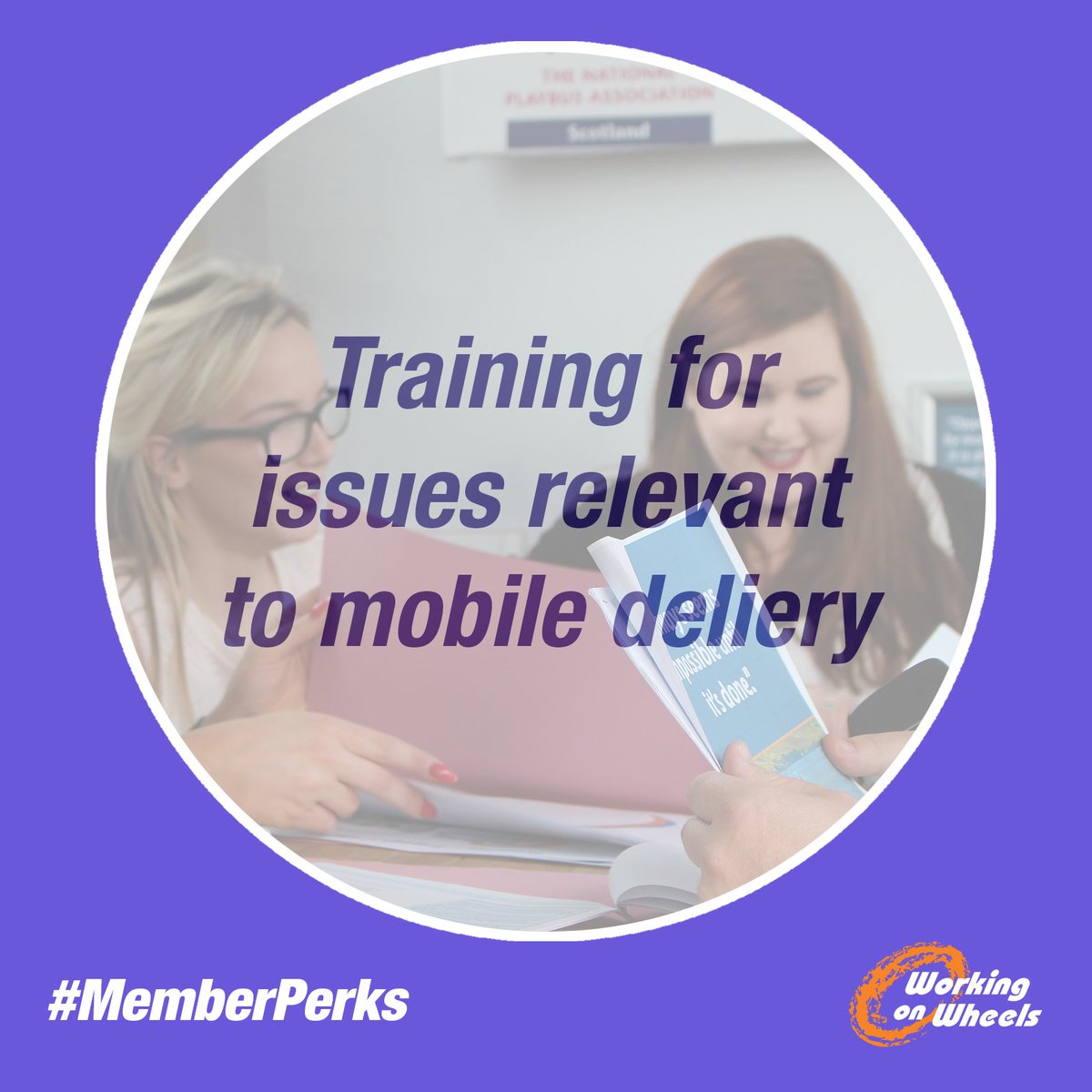 WorkingOnWheels's tweet photo. Our members benefit from relevant training. To join visit https://t.co/crGcl11O8O #MemberPerks https://t.co/Umh9Y7SLFj