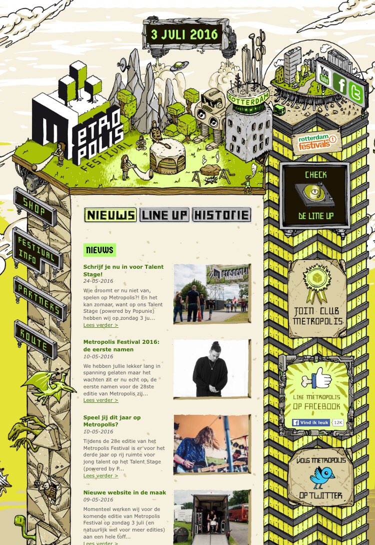 metropolisfstvl's tweet photo. #refresh! Nog even kijken naar deze site #romantiek Vanmiddag lanceren we een nieuwe site MET nieuwe namen! #roffel https://t.co/gyqy6gkjsK