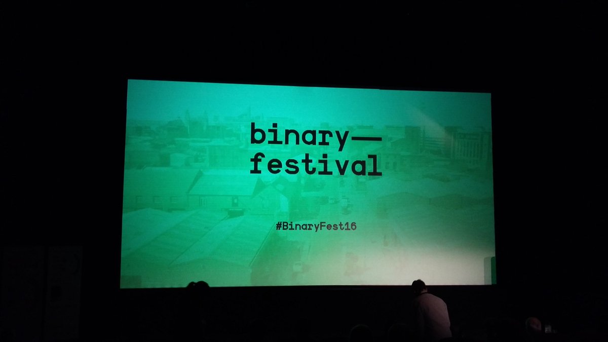 TaraShears's tweet image. I&apos;m at #BinaryFest16 @FACT_Liverpool and ...so far... it&apos;s plush.