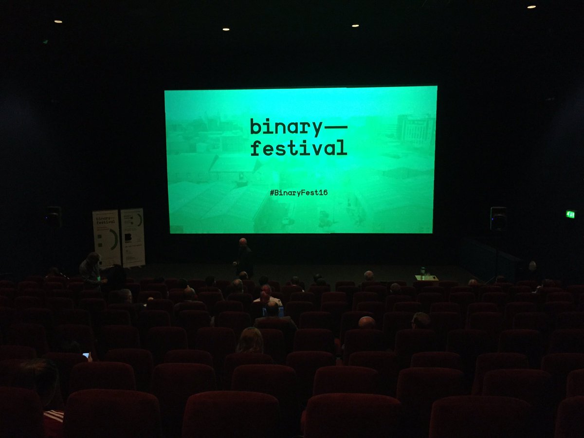 robyndooley's tweet image. #BinaryFest16 is a go 👏🏼