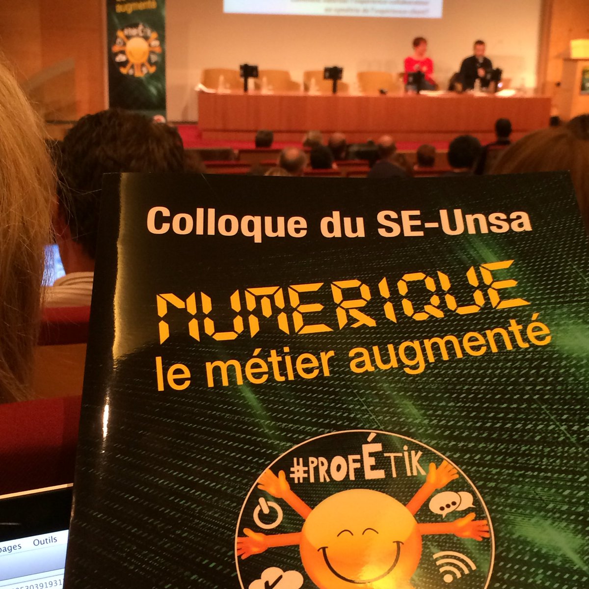 cyleix's tweet photo. Au colloque sur le numérique du SE-Unsa #ProfÉtik https://t.co/7F6TVIVcFc