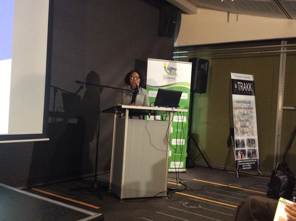 CityTshwane's tweet photo. #TRIS2016 @GautengDED Rethabile Melamu sharing insights on critical activities for a functional innovation ecosystem https://t.co/3ARQju3eUo