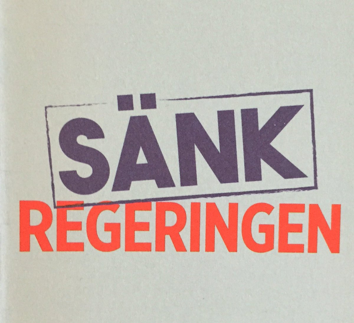 rasmustornblom's tweet photo. Har ett bättre förslag än regeringsombildning. #svpol https://t.co/2UTDGsarHh