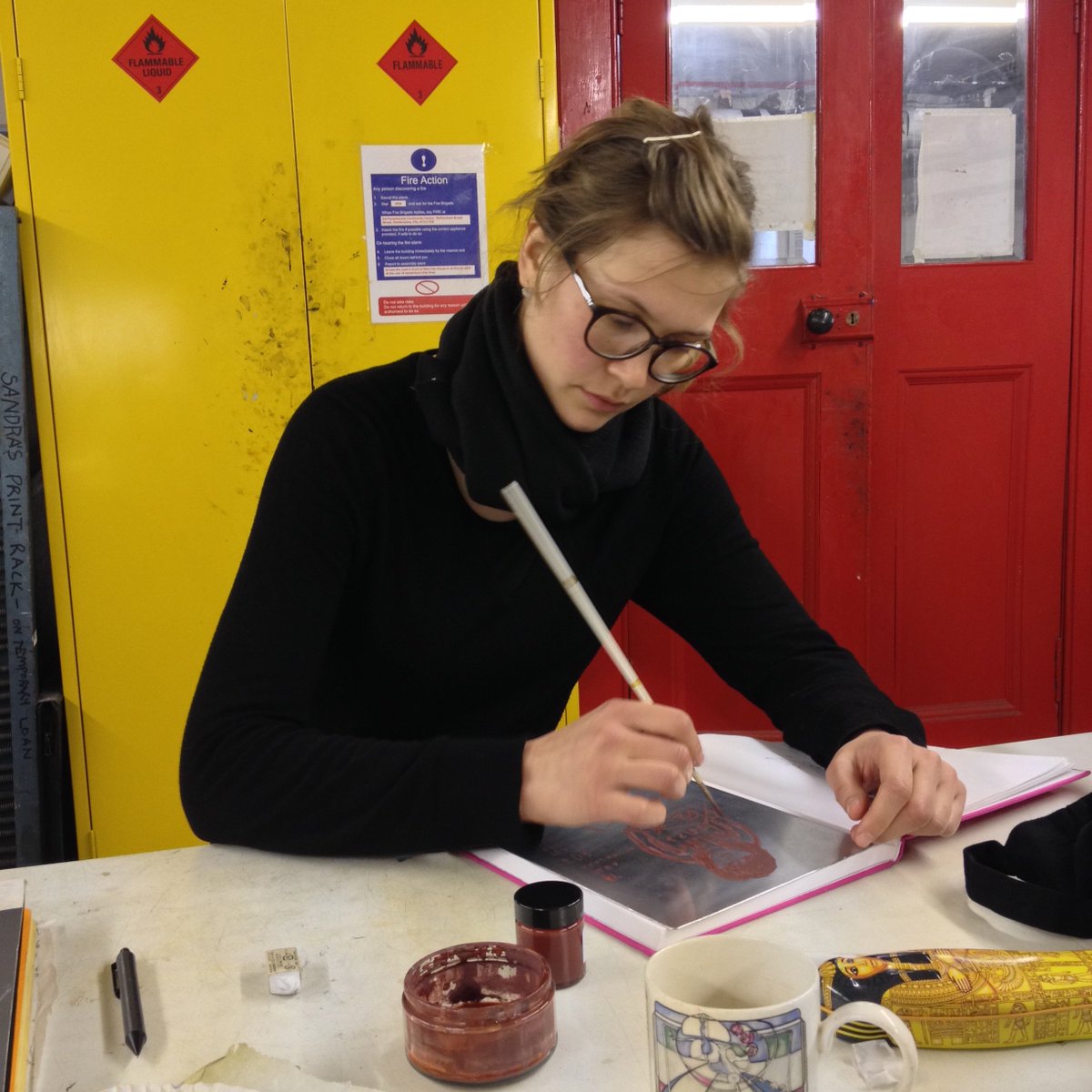 MadeinArtsLDN's tweet photo. We took over @AAFLondon Instagram yesterday check it out 2 see our #MiALArtists studios https://t.co/JslwbTbTol https://t.co/iBj24FppKO
