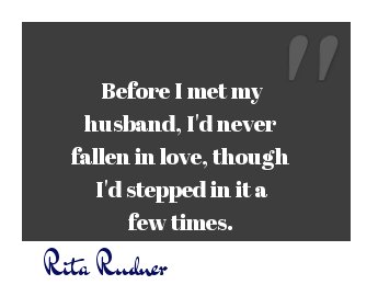 Love_Quote_Now's tweet photo. May 25th #quote by: Rita Rudner | More #quotes: https://t.co/hgUgUf5bNV | View quote: https://t.co/CxqBanlUIu