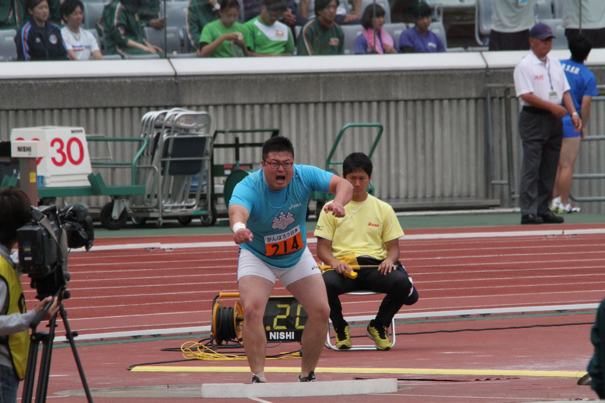 筑波大学陸上競技部 En Twitter 16 関東インカレ 写真 砲丸投げ 森下大地