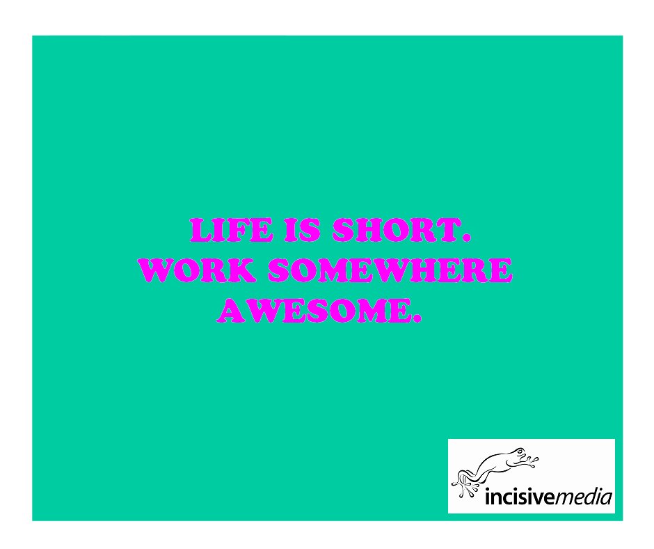 IncisiveCareers's tweet photo. https://t.co/GmG0x3aRXd #IncisiveCareers #WorkForBetter https://t.co/zOxUUcOu8G