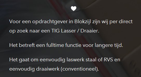 TimingMeppel's tweet image. Wij zijn per direct op zoek naar een ervaren TIG Lasser! timing.nl/vacature/tig-l…
