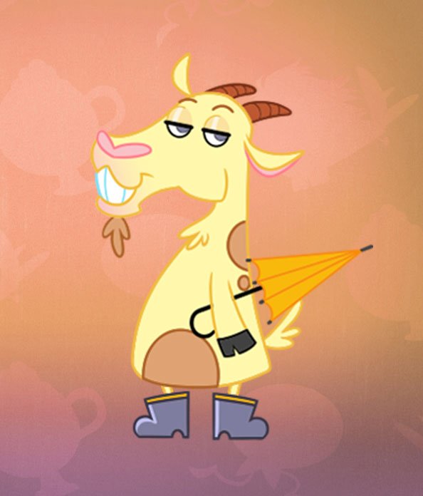 Fumbleland's tweet photo. Il fumble misterioso curioso e ossessivo è... #RainGoat, La Capra da pioggia, fumble di Raincoat impermeabile! https://t.co/tIdgrD6eYm