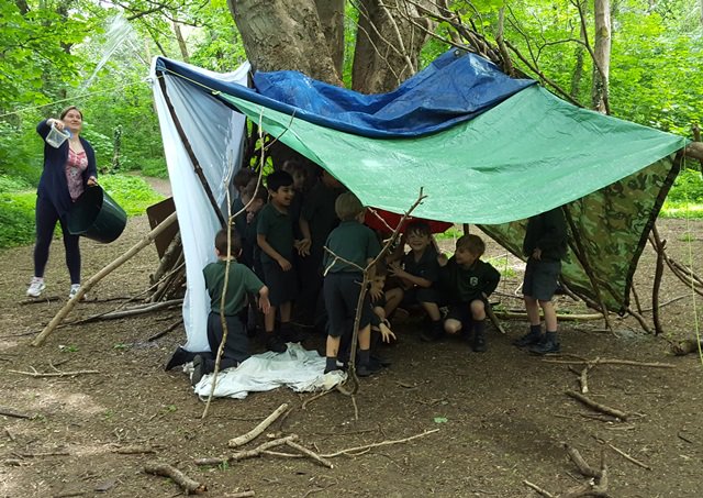 clairescourt's tweet photo. Junior Boys #ProblemSolvingWeek so far has involved challenges to build dens & solve puzzles! https://t.co/M0rjvlfg4H