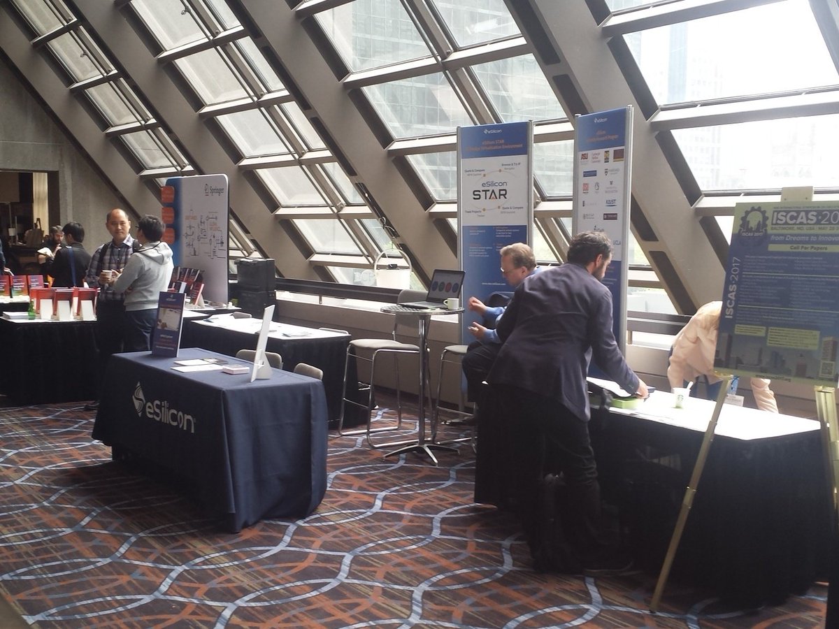 ISCAS2016's tweet photo. Today is the last day of #iscas2016. Don't forget to visit our sponsors' booths https://t.co/eVgTJWygeY