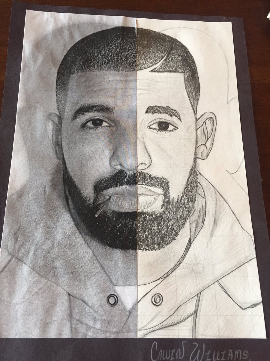 TeamCoachBuzz's tweet image. For tonights @Raptors vs @cavs game, I wanted to share Bubba's latest drawing of @Drake.
#Summer16
#StartedFromThe⬇️