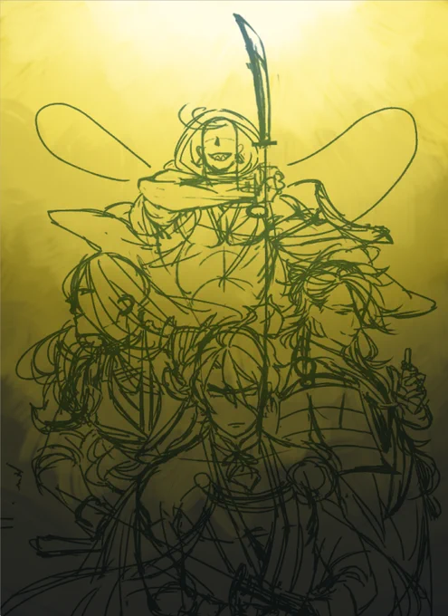 私の絵柄で～のやつもちまちま描いております..... 