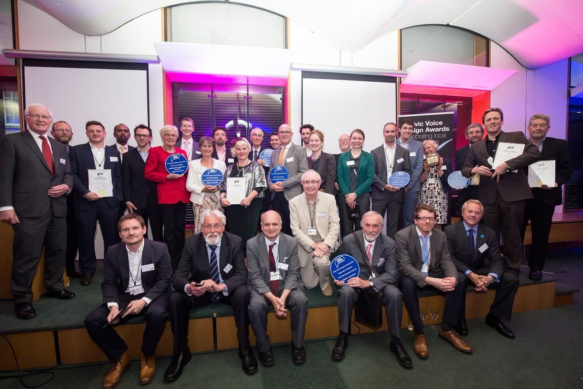 civic_voice's tweet photo. Great pictures coming through from the Civic Voice Design Award 2016 ceremony - brochure at https://t.co/g6J4D5HE1s https://t.co/OgP7VwlrNz