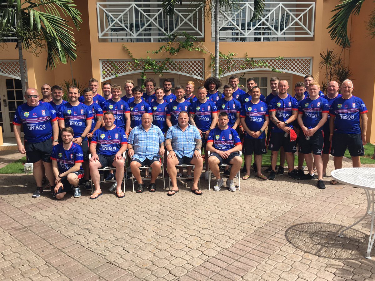 Barlalions's tweet photo. The boys are getting ready for a visit to Bob Marley house,then it's game afternoon @NorthernRailRBX https://t.co/l58qelo6yj