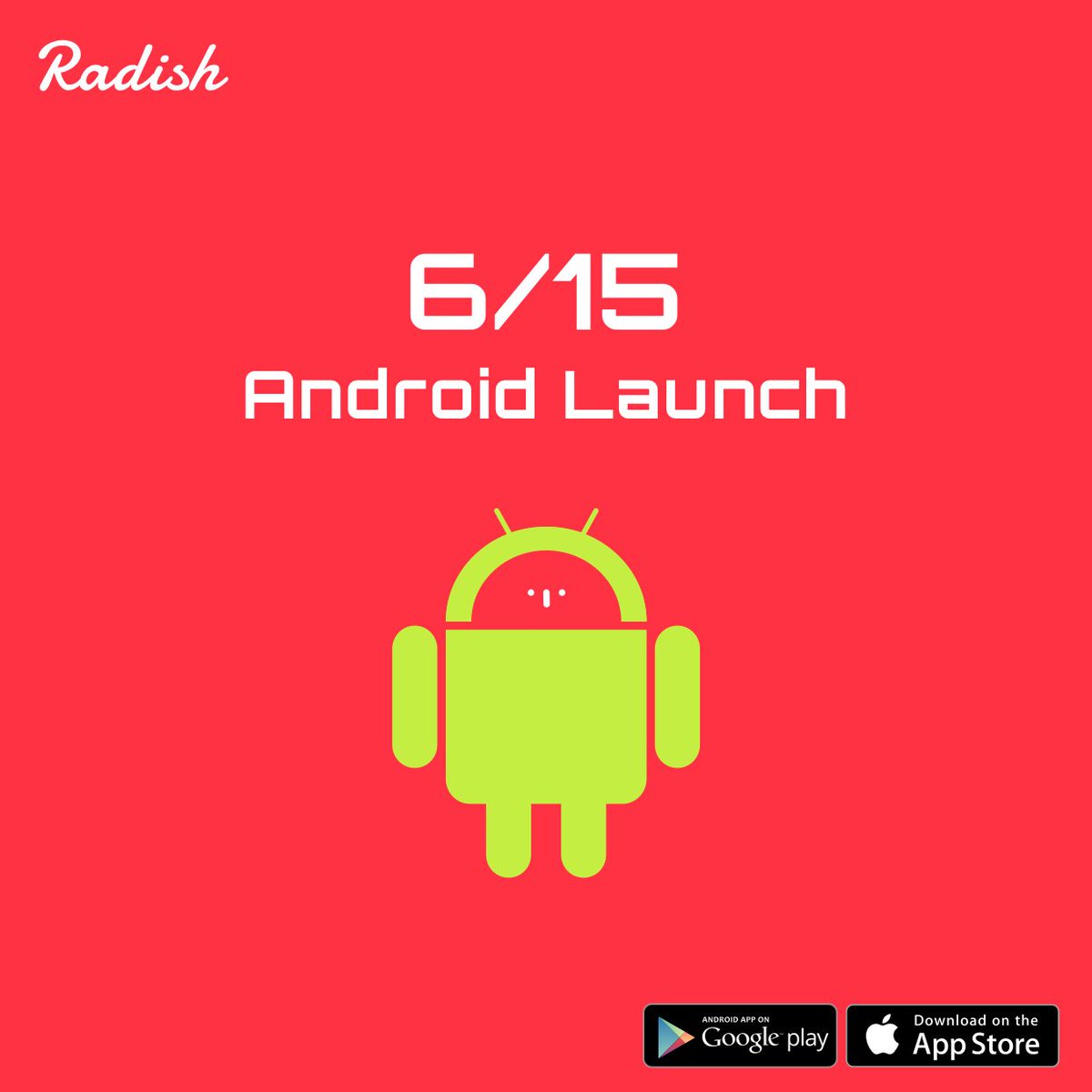 radish_fiction's tweet image. It's official! #RadishAndroid is coming June 15th. Be ready.