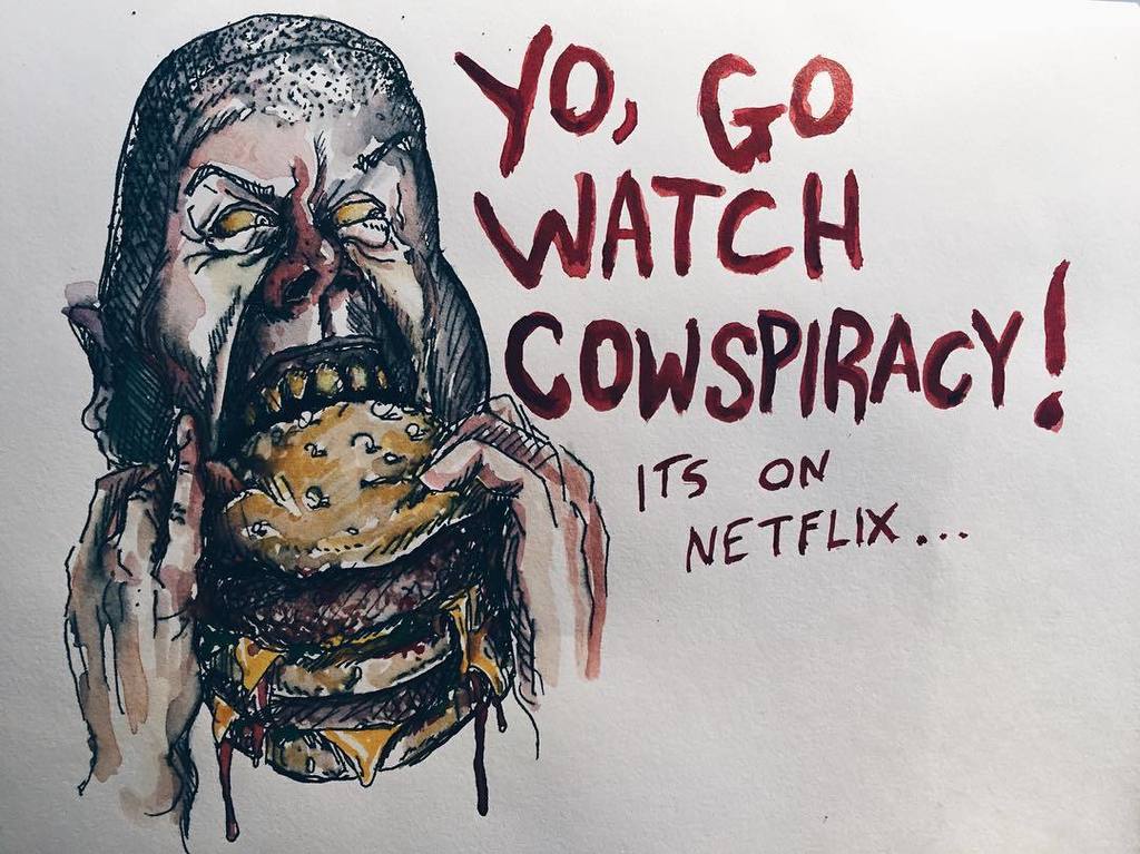 We have such talented customers. You heard 'em, do it 🙌 <a href="/cowspiracy/">Cowspiracy</a> <a href="/netflix/">netflix⁷</a> #cowspiracy #earthlings #friendsnotfoo…