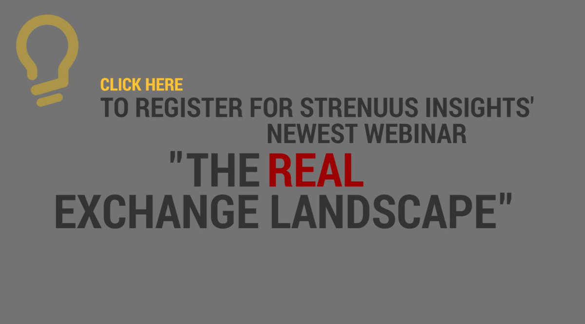 StrenuusNow's tweet photo. Wondering what "The Real Exchange Landscape" looks like? Find out at our newest webinar, https://t.co/THF24Fr43j. https://t.co/i7Ojuq9iUx