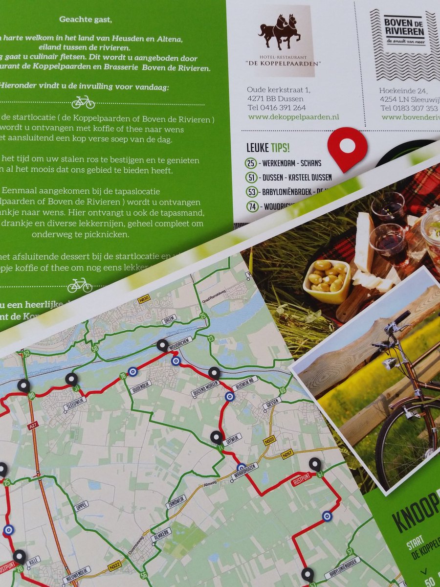 B0VENDERIVIEREN's tweet photo. Eerste stap naar een mooie culinaire route door regio #altena in samenwerking met @dekoppelpaarden #vvv https://t.co/sVAtAHX54n
