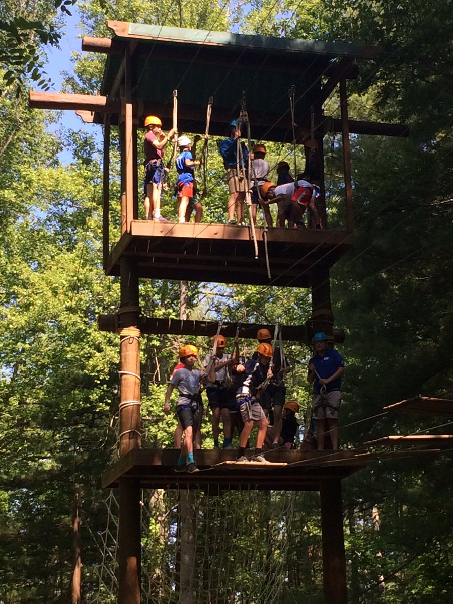 Odyssey Ropes Course - check! Mtn biking, archery, disc golf this afternoon. <a href="/nfinnin/">Nathan Finnin</a> @abcarter66 <a href="/Jill_B_Jones/">Jill Jones</a>