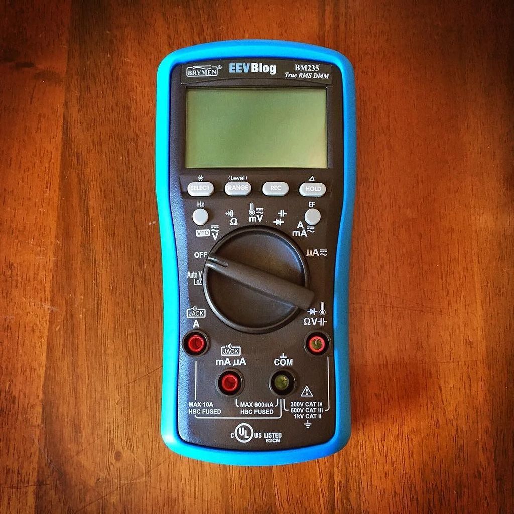 fedemara91's tweet photo. Brymen BM235 EEVBlog Model #brymen #techtools #electronics #eevblog #multimeter https://t.co/WLmoa66O0N https://t.co/mlEYDO05Jv