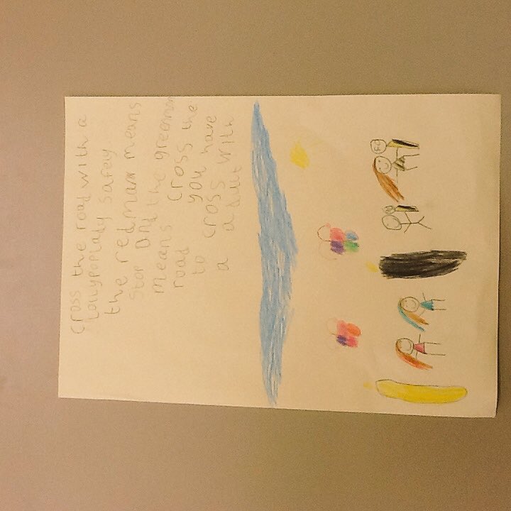 KensingPrimary's tweet photo. Just a few of 1AB's road safety posters from this morning. #roadsafety #crossingroads #waitforthegreenman https://t.co/GH0w0mwNVr