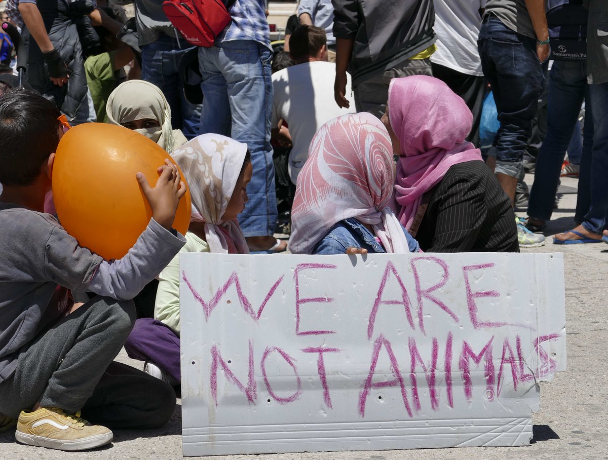 GiorgosKosmop's tweet image. ''We are not animals''Afghan #refugeesgr protest vs status &amp;amp;conditions in #Lesvos.Feel ''neglegted &amp;amp; at the bottom''