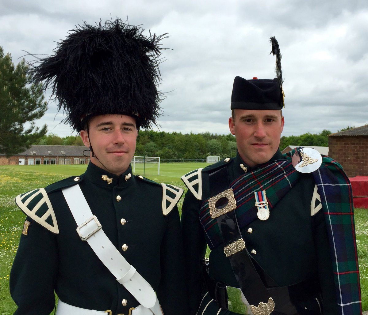 The Pipes and Drums of 19 Regt RA stealing the show during rehearsals. #RA300 #U300 #CGB