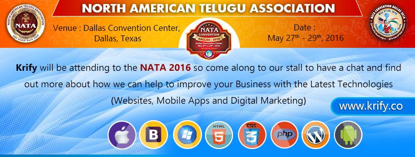 krifysoftware's tweet image. Krify Booth to be showcased at NATA Convention 2016 -Dallas Convention Center, #software_technology,#app_development