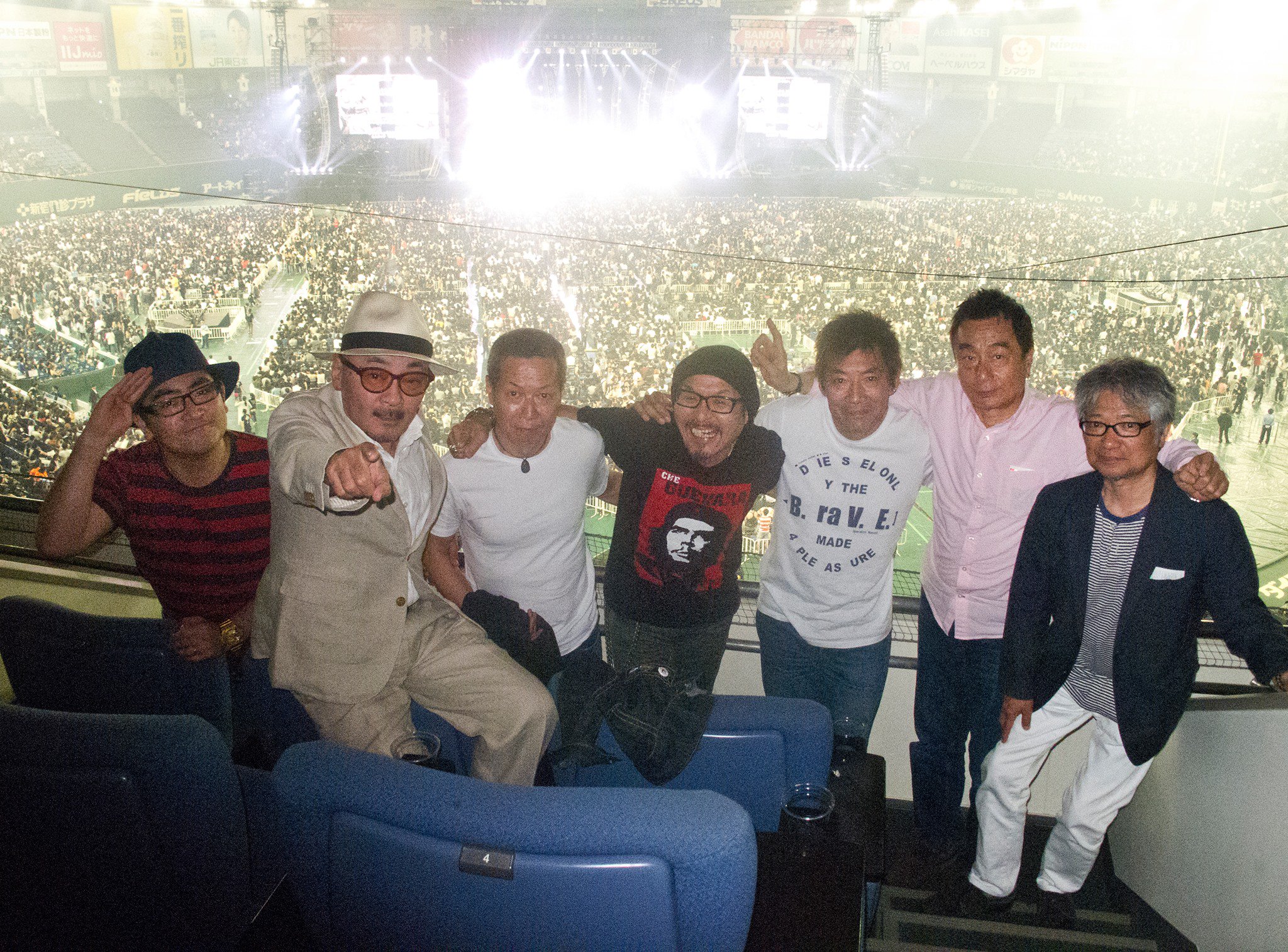 Shinji 左から 福竜 糟谷 銑司 松井 常松 高橋 まこと 宮野 真一 後藤 由多加 三宅 彰 撮影者 加藤 正憲 多分合ってる思う 氷室京介 T Co 04hwjdrizz Twitter