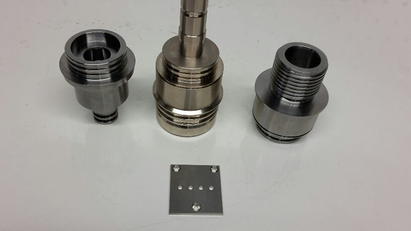 PTGPrecision's tweet image. 4 partially machined parts for a new customer of ours. #Engineering #Manufacturing #MFG