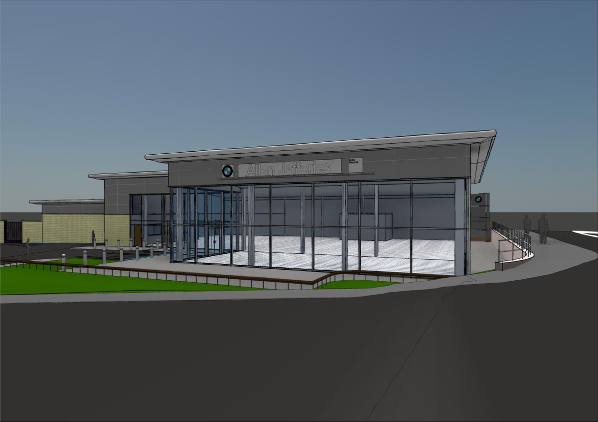 Beckwith_Design's tweet photo. BMW showroom extension planning application approved! https://t.co/A7OyW4BAp1