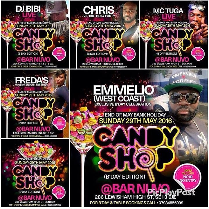 IamMarianDee's tweet photo. NOTE #CandyShopLONDON (B'dayEdition) HasBeenMovedTo:BAR NUVO,286 Lewisham High St, SE13 6JZ @AlordiaP🔥 @WESTCOASTUK🔥 https://t.co/OSfbvpY8LX
