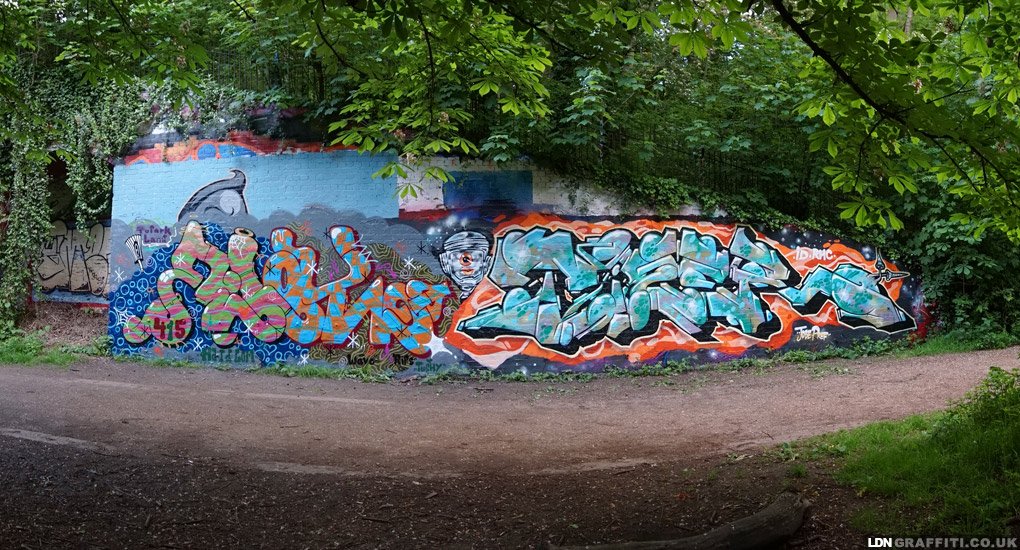 Relay &amp; Tizer #IDCrew London #Graffiti